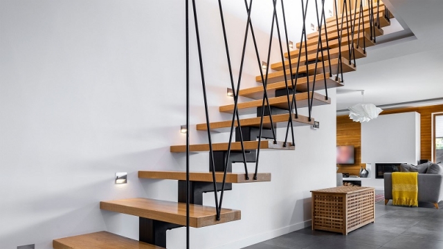 How One Concord Family Turned a Dangerous Staircase into a Design Feature with Custom Railings